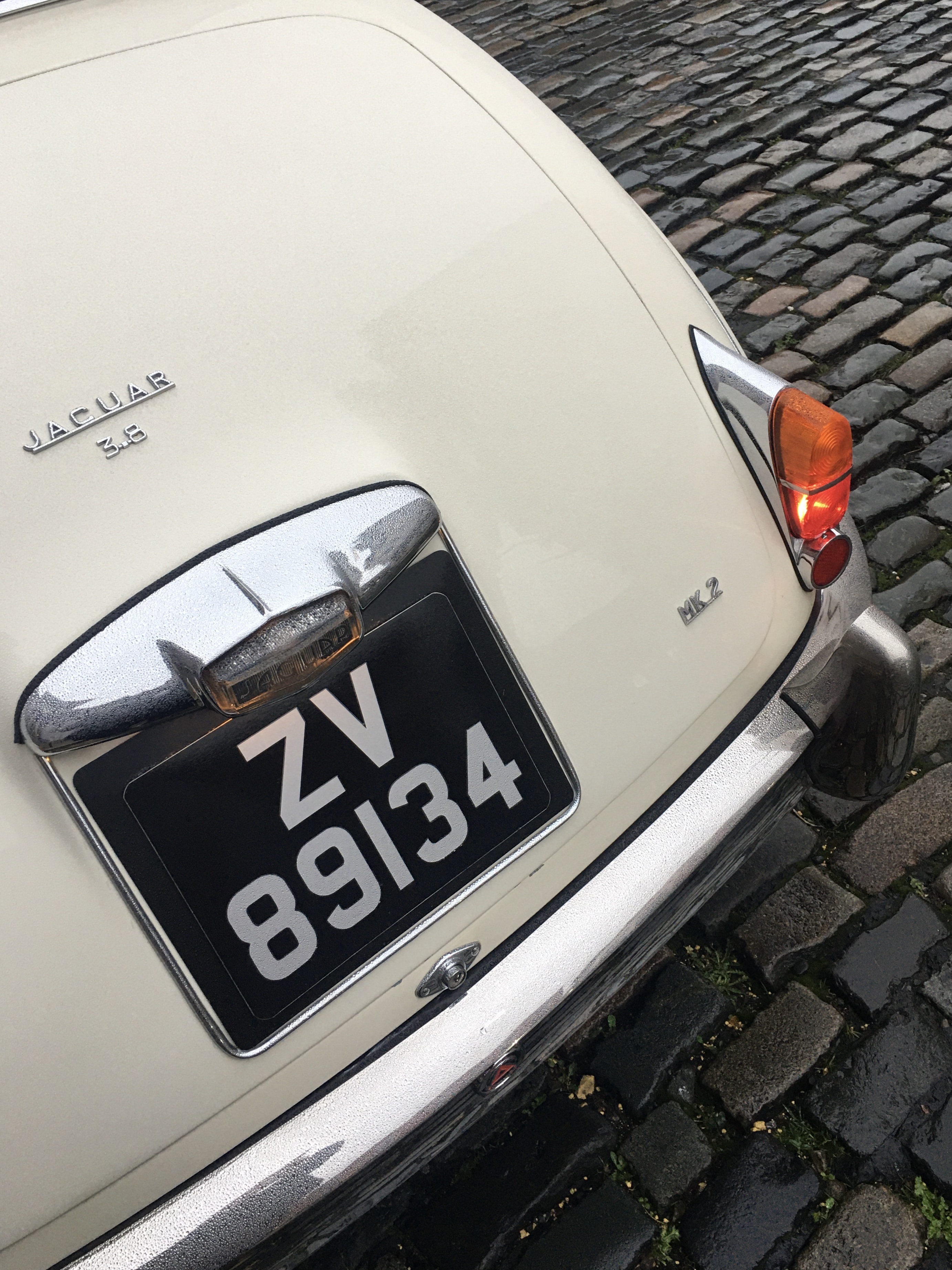 1961 Mk II Jaguar Wedding Car in Old English White